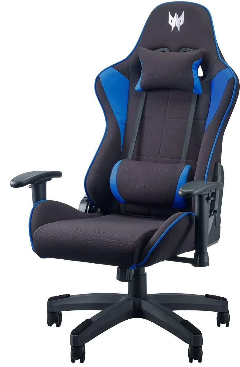 Rift Lite – Gamestoel / Gaming Chair - Maximale belastbaarheid 120kg - Rughoek tot 155° - Zwart/Blauw van Acer, Zwart – cover