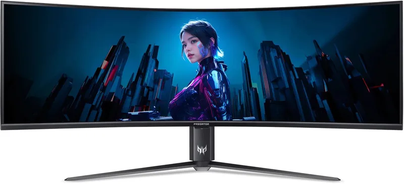UM.NZ7EE.001 computer monitor 144,8 cm (57") 7680 x 2160 Pixels van Acer, Zwart – cover