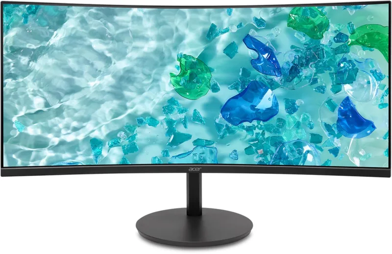 Vero CB343CURJ0 - Wide QHD Monitor - Curved - 120Hz – 34 inch – in hoogte verstelbaar by Acer, Black – cover