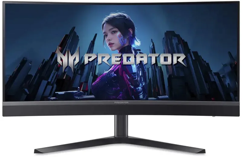 X34V3bmiiphuzx computer monitor 86,4 cm (34") 3440 x 1440 Pixels UltraWide Quad HD LED by Acer, Black – cover