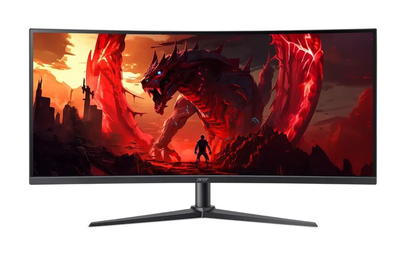 XZ340CUR W0 LCD-Monitor (Hochauflösendes 34" Curved VA-Display mit 240Hz, 4K, HDR10) de Acer, Noir – jaquette