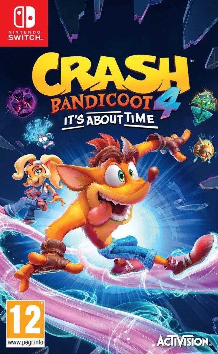 Crash Bandicoot 4: It's About Time van Activision, Nintendo Switch – cover