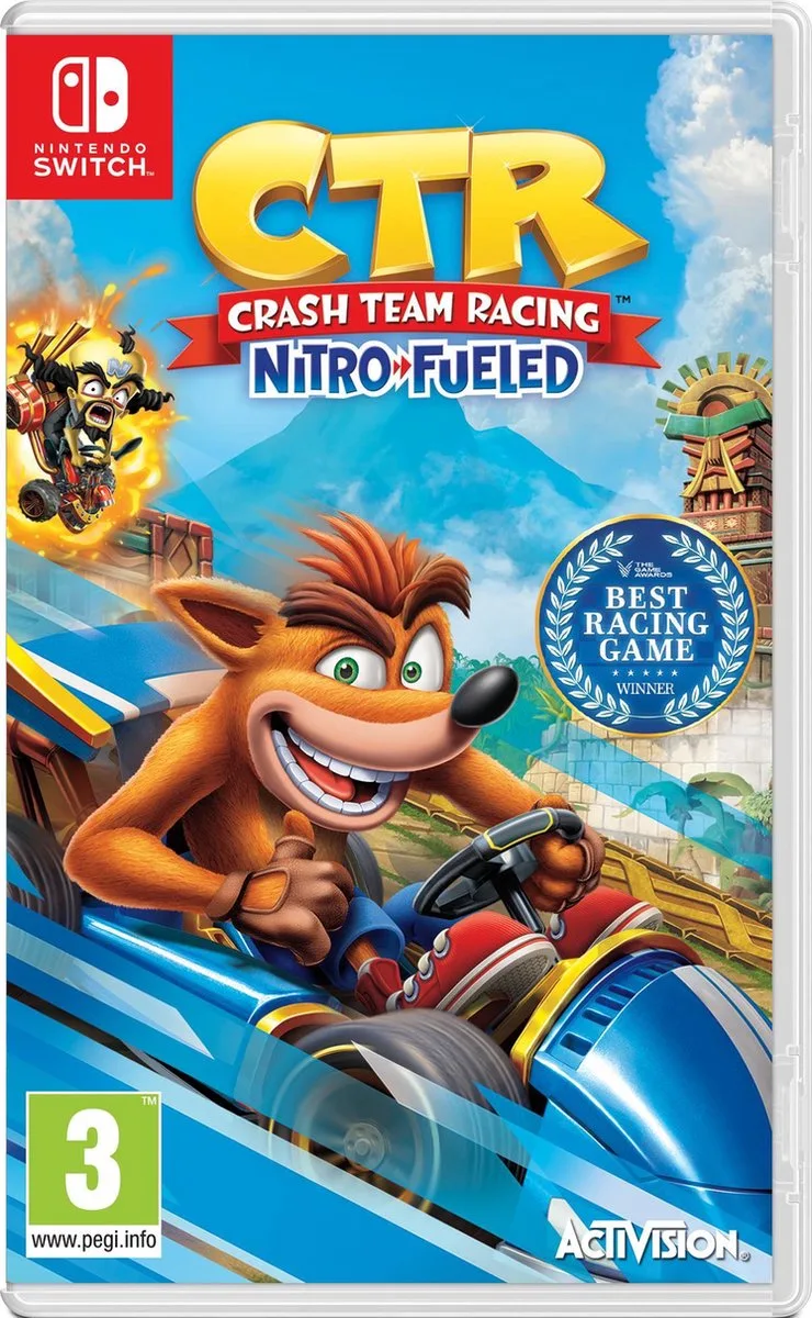 Crash Team Racing Nitro-Fueled van Activision, Nintendo Switch – cover
