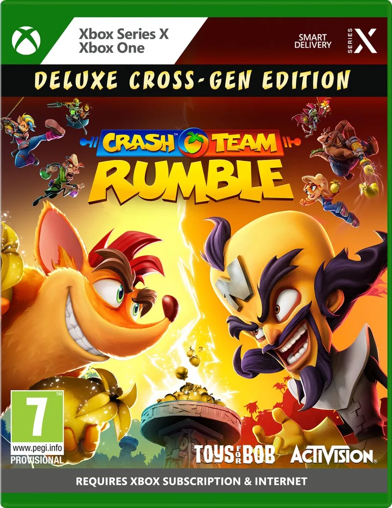 Crash Team Rumble Deluxe van Activision, Xbox Series X | S – cover