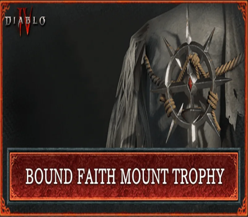 Diablo IV – Bound Faith Mount Trophy DLC ASIA van Activision – cover