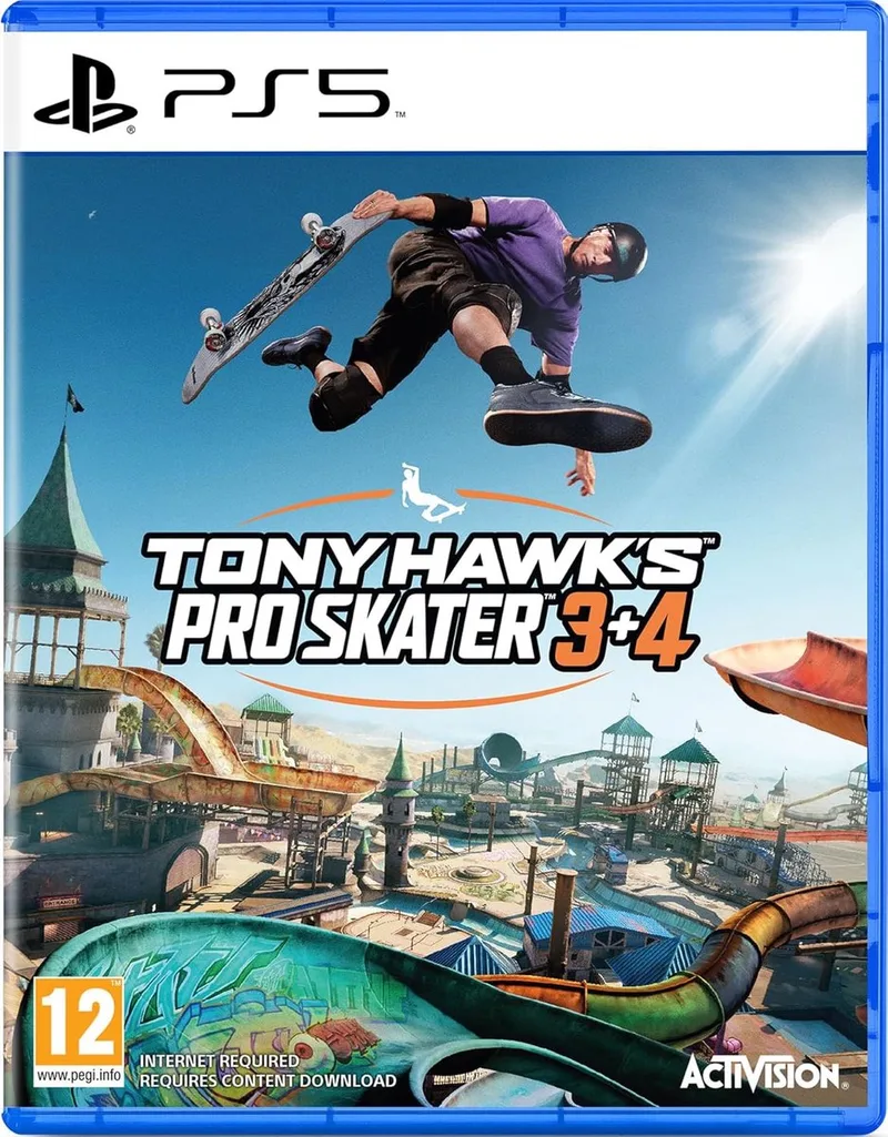 Tony Hawk's Pro Skater 3+4 by Activision, PS5 – cover