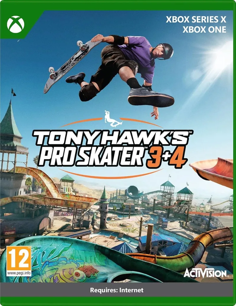 Tony Hawk's Pro Skater 3+4 by Activision, Xbox Series X | S – cover