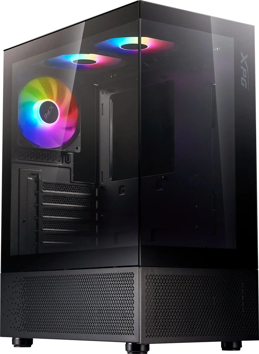 INVADER X MINI KOMPAKTES MID-TOWER-GEHÄUSE Schwarz (75261541) van ADATA, Zwart – cover