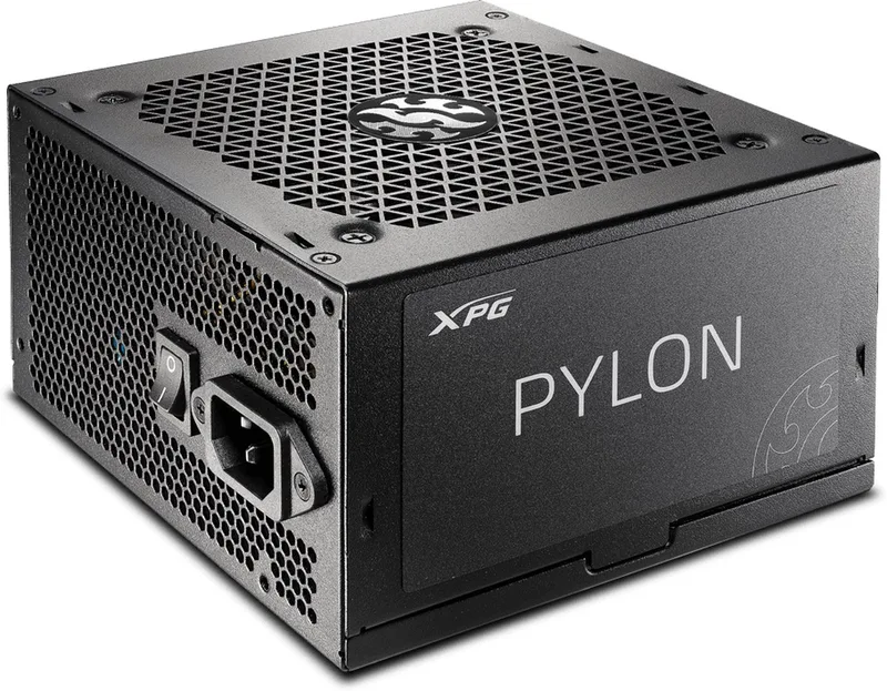 PYLON 650W power supply unit 24-pin ATX ATX van ADATA, Zwart – cover
