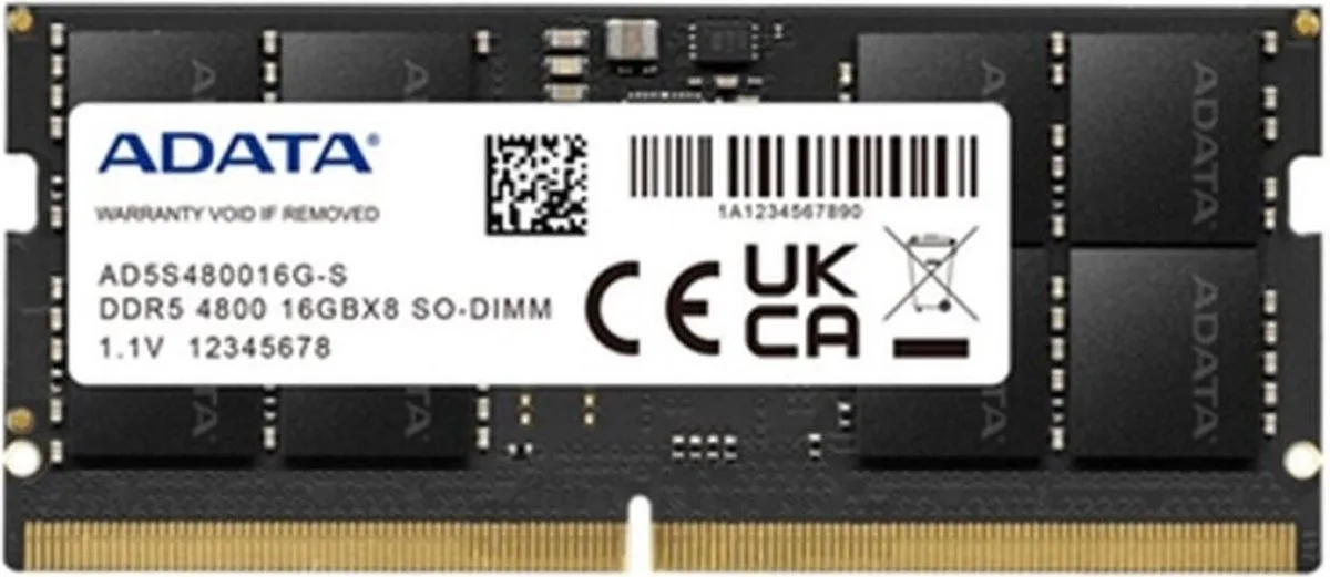 RAM geheugen Adata AD5S480016G-S 16 GB DDR5 4800 MHZ 16 GB van ADATA – cover