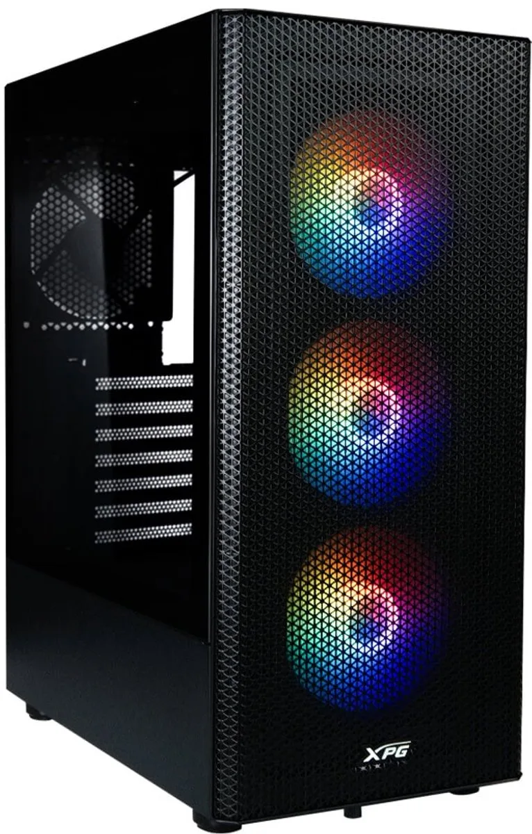 Valor Mesh Black - RGB Mid Tower 750W 80+ Gold Gaming Case de ADATA, Noir – jaquette