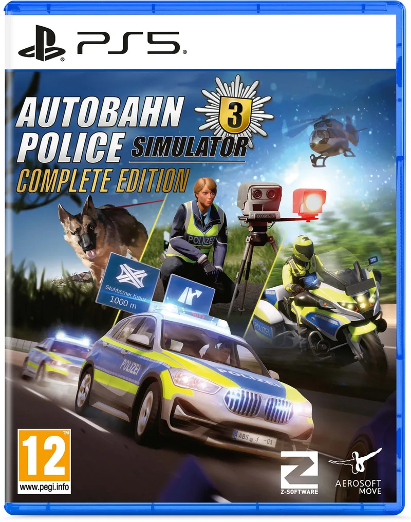 Autobahn Police Simulator 3 Complete Edition by Aerosoft, PS5 – cover