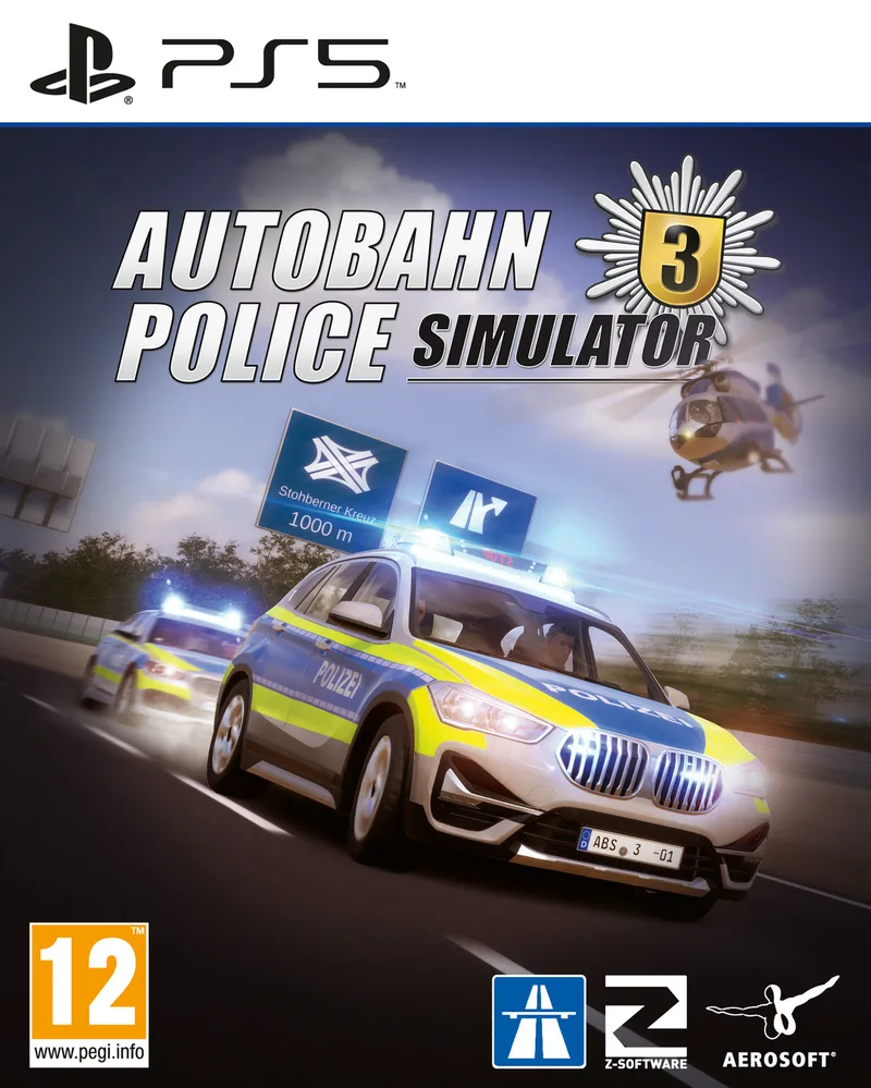 Autobahn Police Simulator 3 van Aerosoft, PS5 – cover