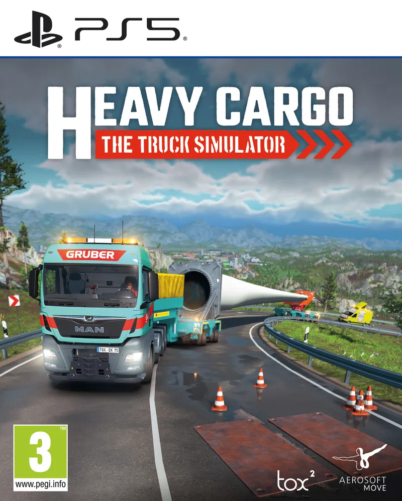 Heavy Cargo: The Truck Simulation by Aerosoft, PS5 – cover