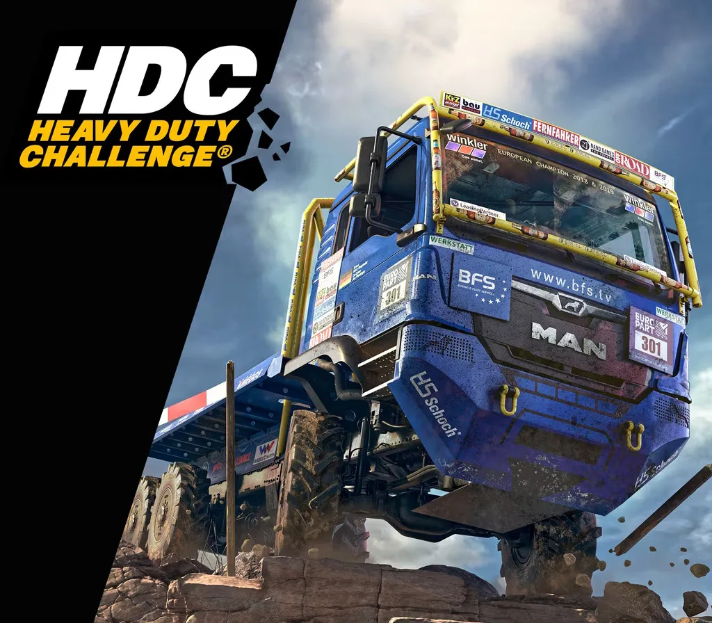 Heavy Duty Challenge The Off-Road Truck Simulator de Aerosoft, PC, Digitaal, Steam, Standard – jaquette