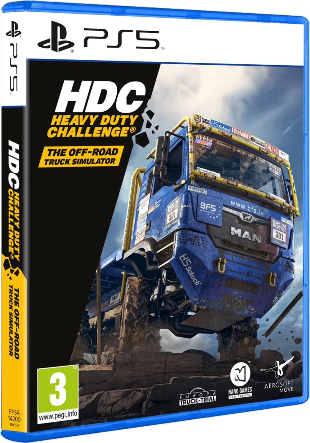 Heavy Duty Challenge The Off-Road Truck Simulator från Aerosoft, PS5 – omslag