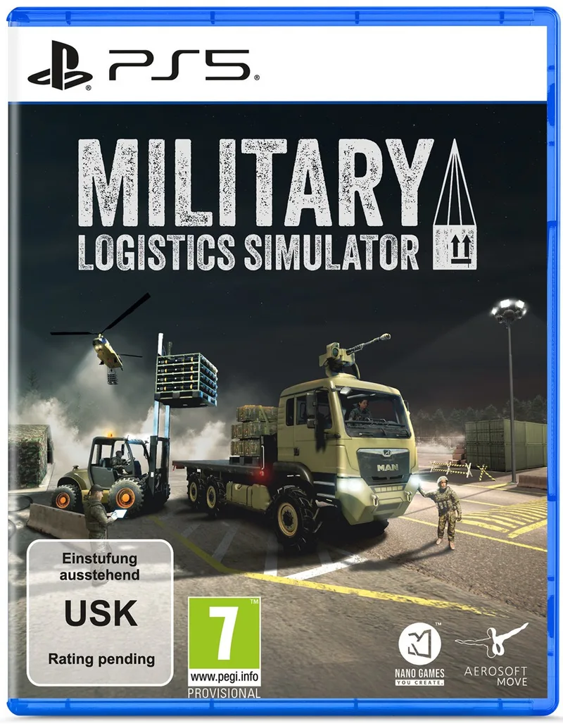 Military Logistics Simulator by Aerosoft, PS5 – cover