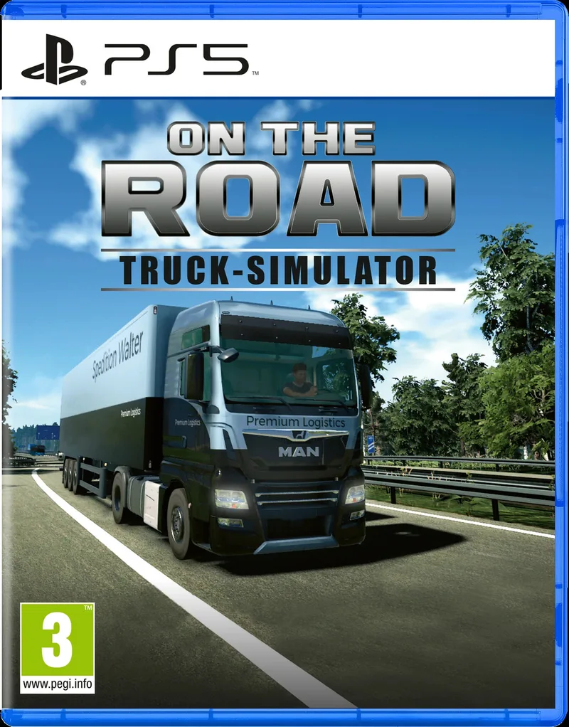 On the Road - Truck Simulator van Aerosoft, PS5 – cover