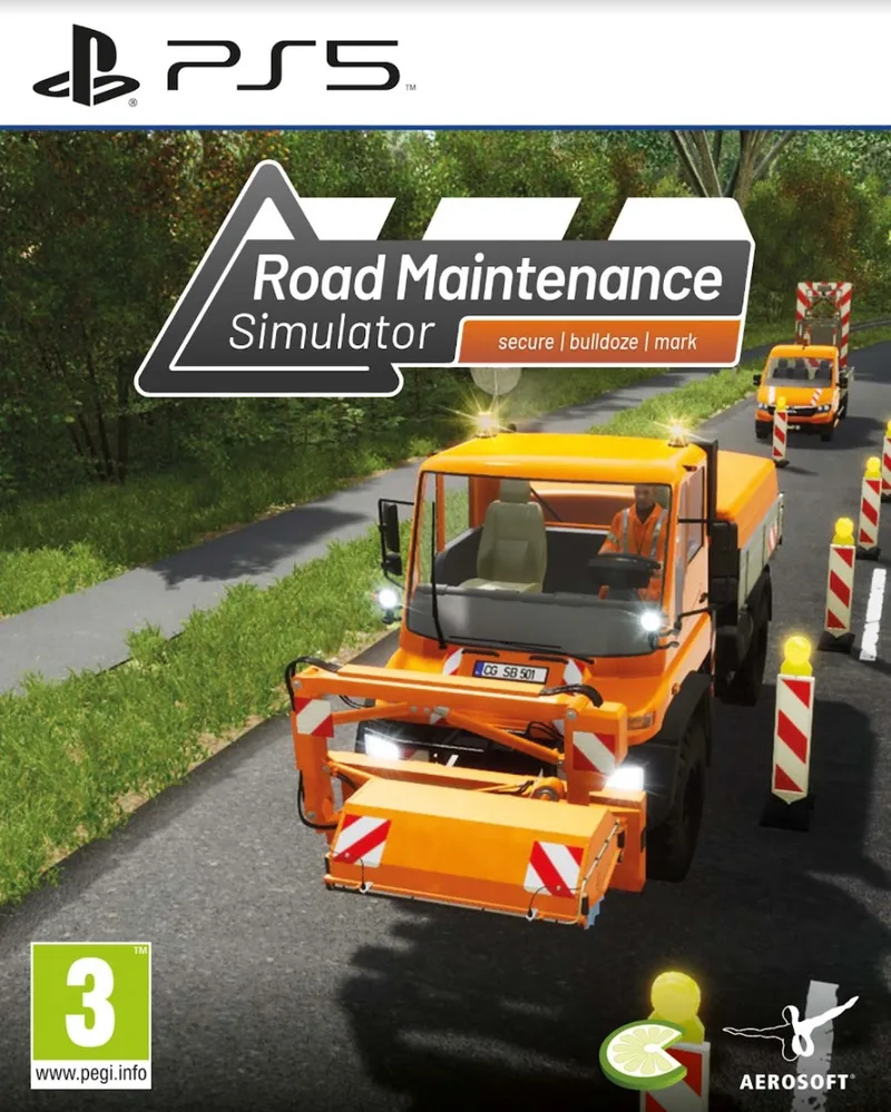 Road Maintenance Simulator van Aerosoft, PS5 – cover