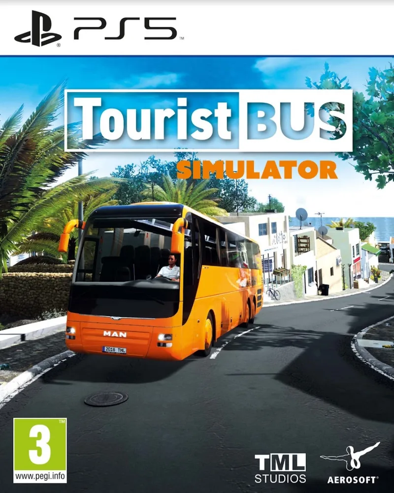 Tourist Bus Simulator van Aerosoft, PS5 – cover