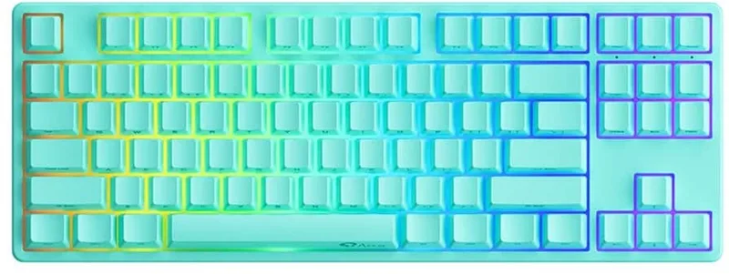 AKKO 5087S-SP QMK TKL RGB Hotswap Mechanisch Gaming Toetsenbord van AKKO, Mint – cover