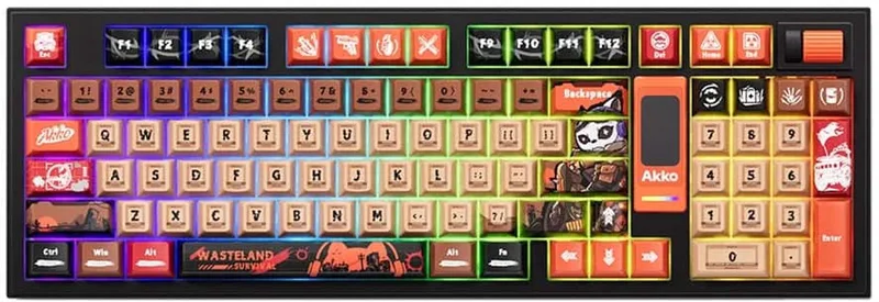 AKKO 5098B Plus Wasteland Survival RGB Draadloos Hotswap Mechanisch Gaming Toetsenbord van AKKO, Zwart – cover