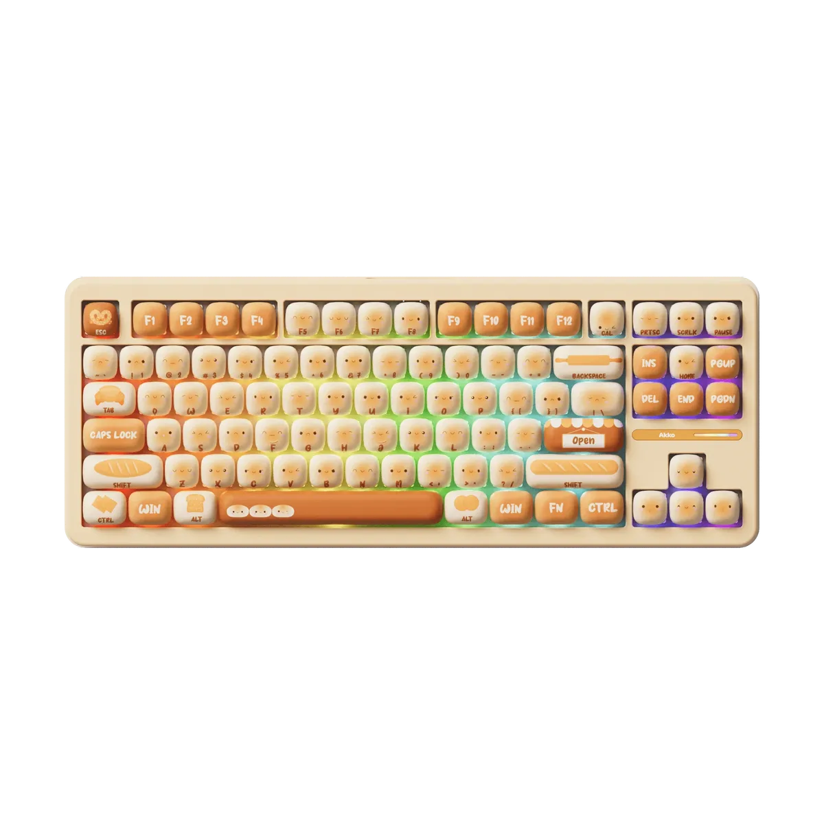 Bun Wonderland TAC87 Mechanical Keyboard de AKKO – jaquette