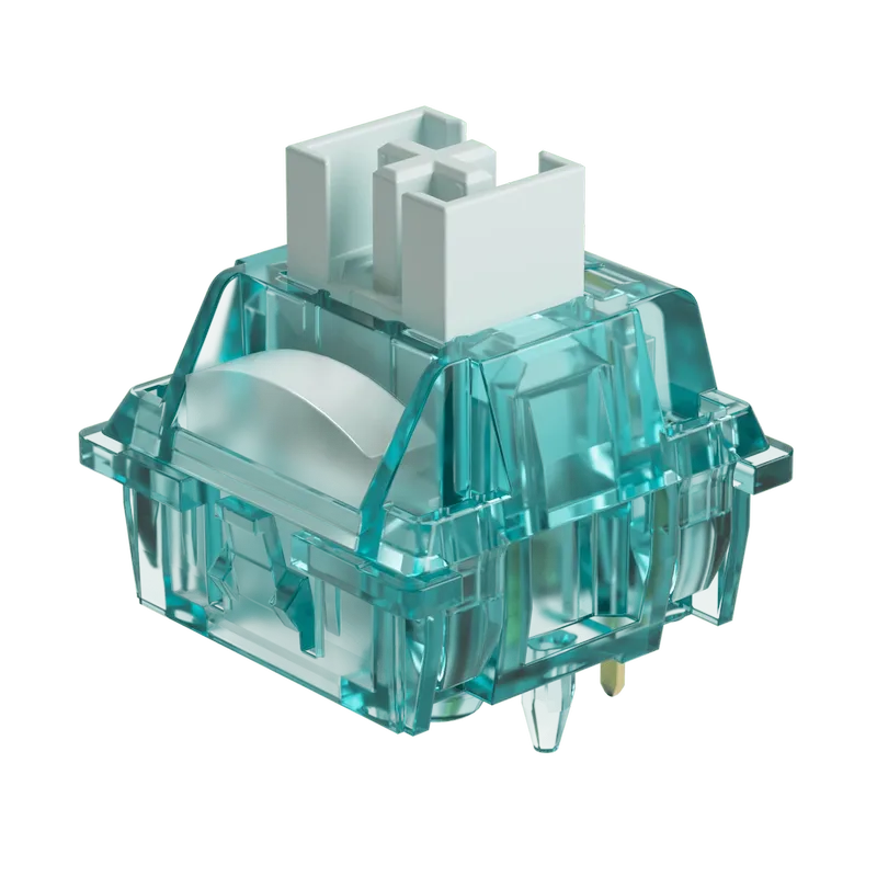 Creamy Cyan Switch (Clicky, 45pcs) de AKKO – jaquette