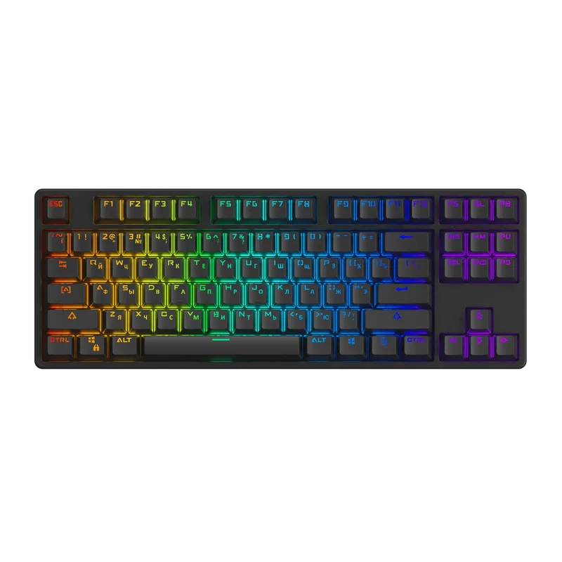 Cyrillic Keyboard Series van AKKO, Black Shine-through – cover