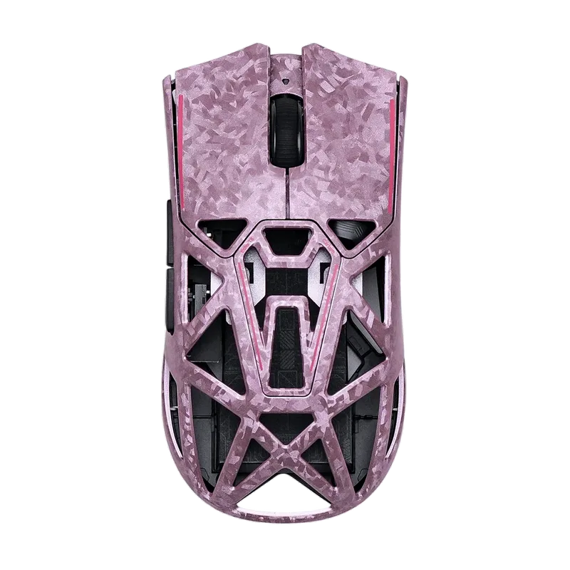 Echo Carbon Fiber Gaming Mouse de AKKO, Rose – jaquette