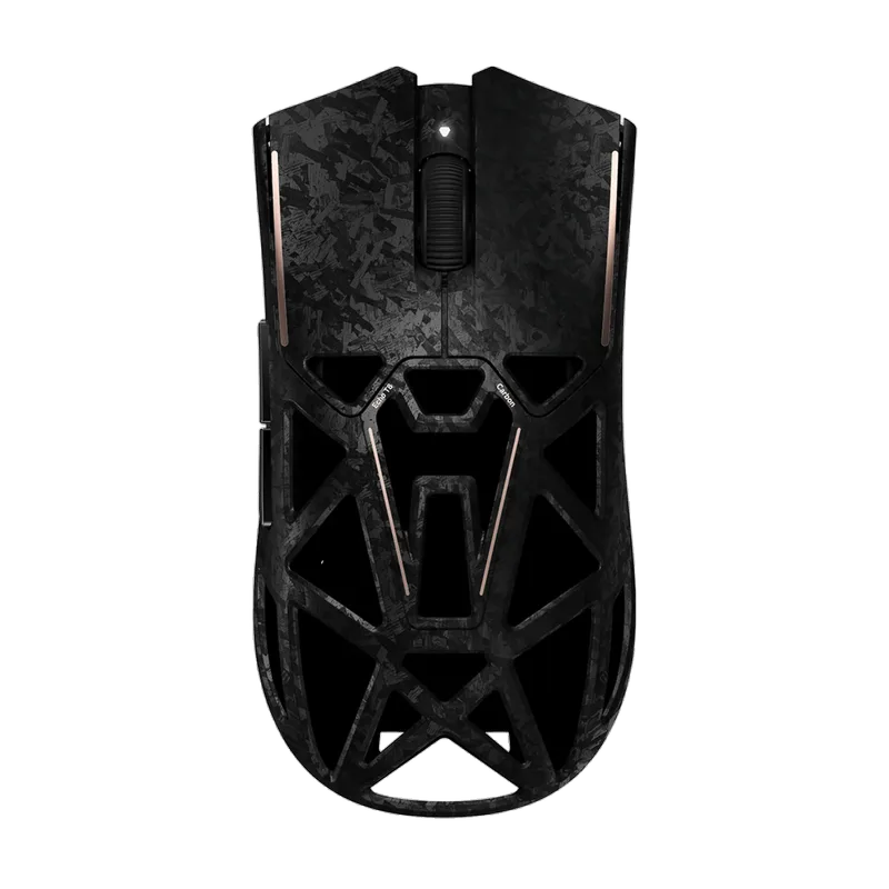 Echo Carbon Fiber Gaming Mouse de AKKO, Noir – jaquette