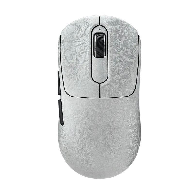 Go Carbon Fiber Gaming Mouse de AKKO, Argent – jaquette