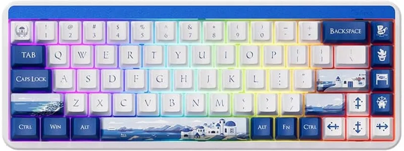 JIN01 Santorini RGB Draadloos Hotswap Mechanisch Gaming Toetsenbord van AKKO, Blauw – cover