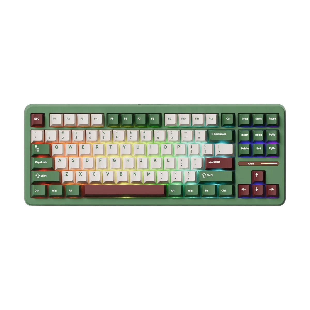 Matcha Red Bean TAC87 Mechanical Keyboard de AKKO – jaquette