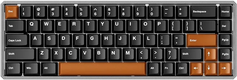 MOD68 HE Misty Black 65% AstroLink Magnetische Switch 8K Hz Hall Effect Hotswap ARGB Draadloze Gaming Toetsenbord van AKKO, Bruin – cover