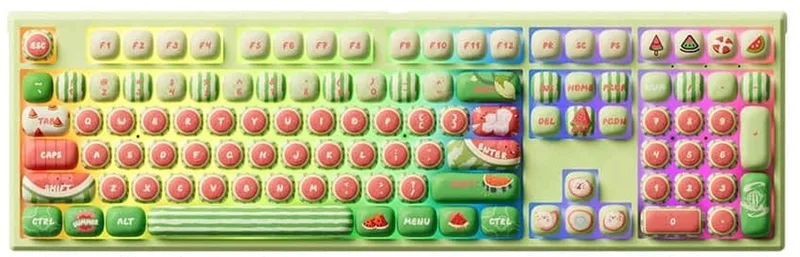 MONSGEEK MG108B Watermelon - RGB Draadloos Hotswap Mechanisch Gaming Toetsenbord van AKKO – cover