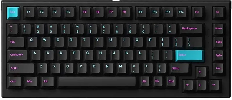 MONSGEEK MG75W Midnight - Draadloos Hotswap Mechanisch Gaming Toetsenbord by AKKO, Black – cover