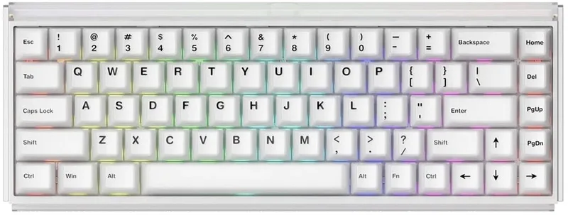 Ray68 HE 65% AstroAim Magnetische Switch 8K Hz Hall Effect Hotswap ARGB Draadloze Gaming Toetsenbord by AKKO, White – cover
