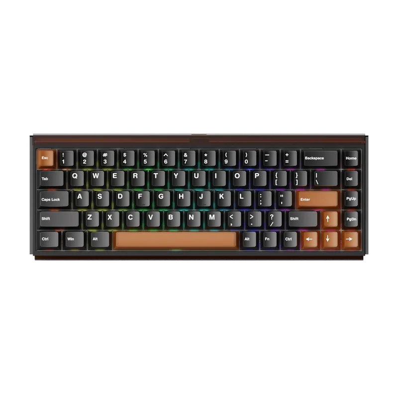 Ray68 HE Magnetic Keyboard de AKKO, Misty Black Tea – jaquette