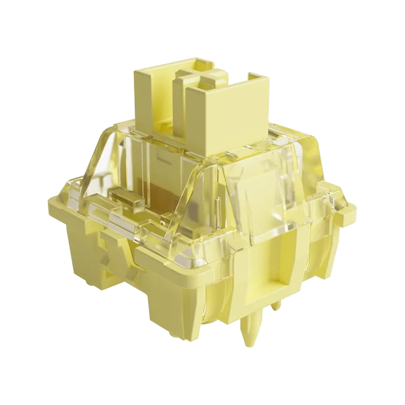 V3 Cream Yellow Pro Switch (Linear, 45pcs) de AKKO – jaquette