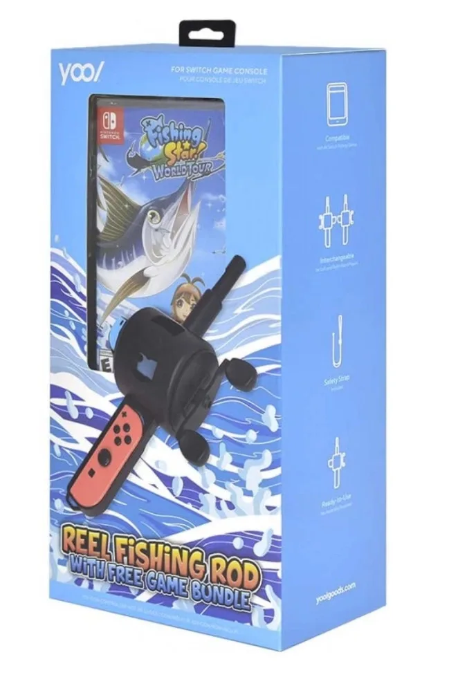 Fishing Star World Tour + Reel Fishing Rod Bundle van Aksys Games, Nintendo Switch – cover