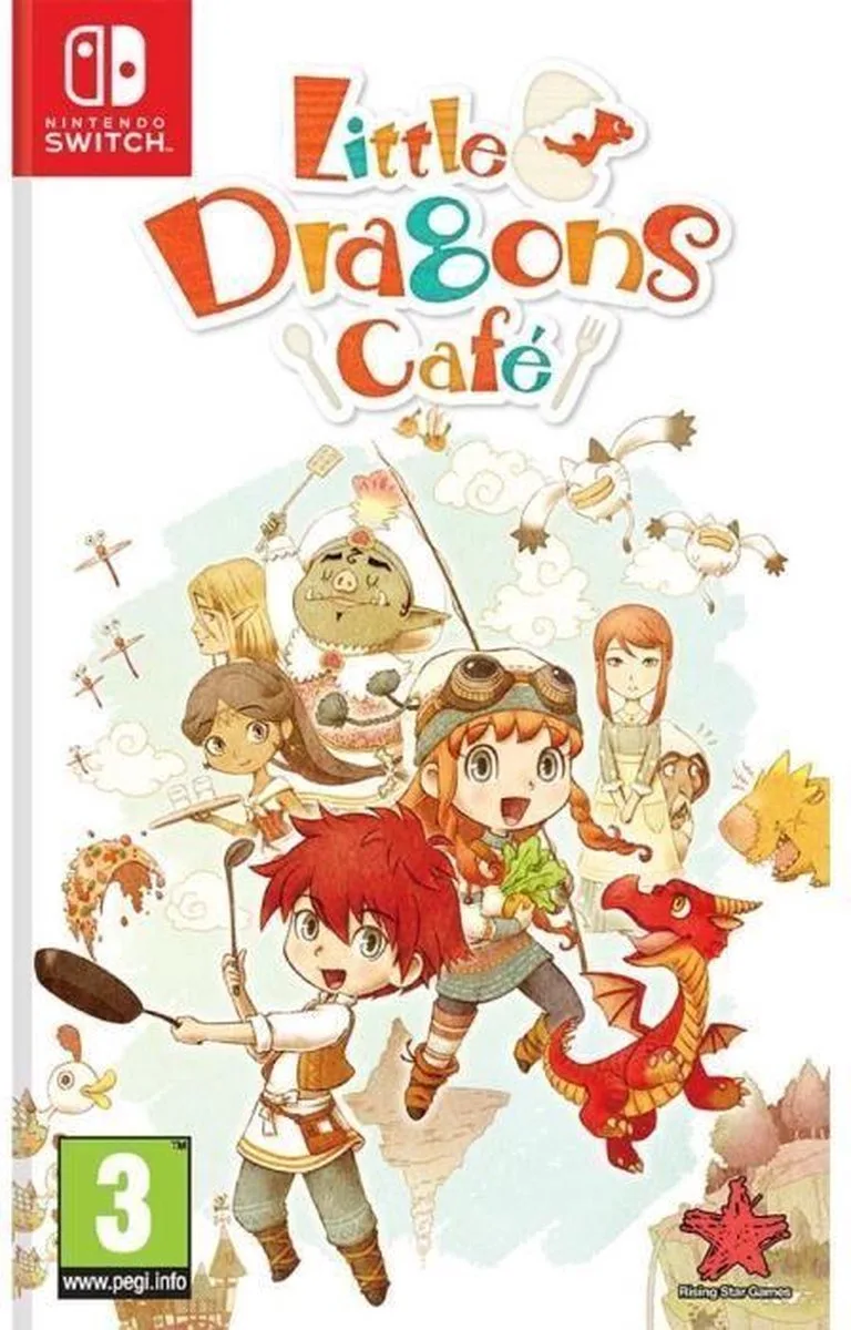 Kleine draken Cafe Jeu van Aksys Games, Nintendo Switch – cover