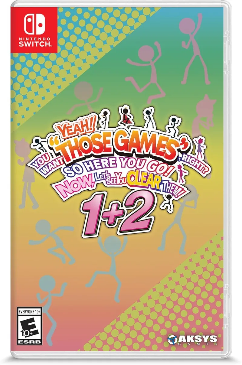 Yeah! You Want Those Games, Right? 1+2 van Aksys Games, Nintendo Switch – cover