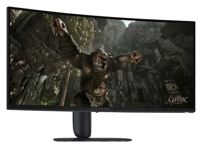 Alienware AW3426DWM - LED - Gaming - gebogen - 86.43 cm (34) - 344... TFT-Monitor (3440 x 1440 px, 4K Ultra HD, 1 ms Reaktionszeit, 240 Hz, VA, Curved, Adaptive-Sync, FreeSync Premium, HDCP, HDR, Höhenverstellbar) de Alienware, Noir – jaquette