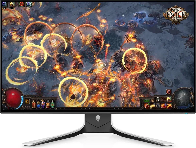 AW2721D - QHD LCD 240Hz Gaming Monitor - 27 Inch by Alienware, Black, White – cover