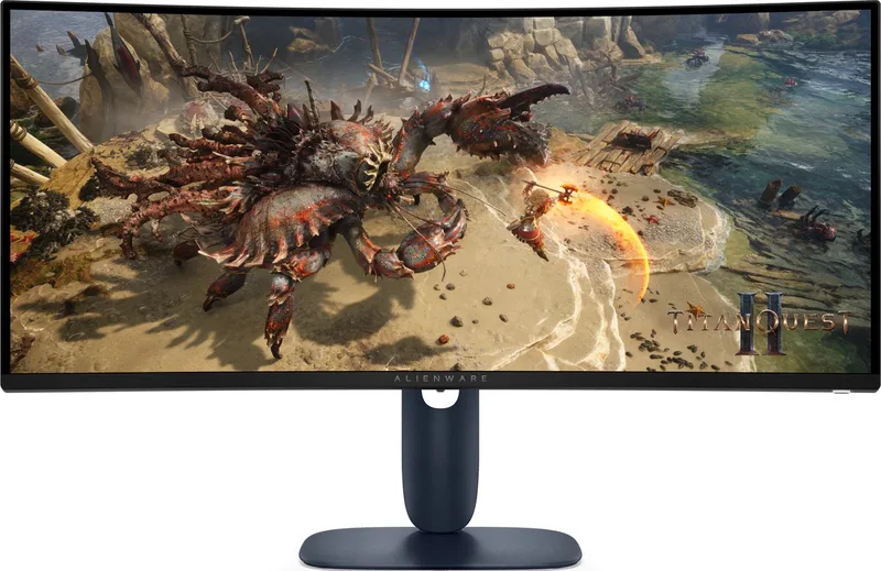 AW3425DWM - WQHD VA Curved Gaming Monitor - 180Hz - 34 inch van Alienware, Transparant – cover