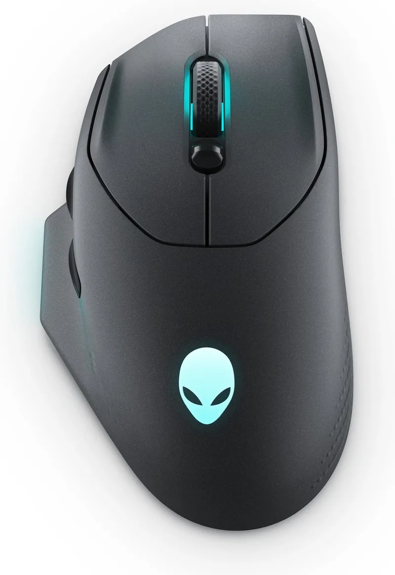 AW620M muis Gamen Rechtshandig RF Wireless + USB Type-C Optisch 26000 DPI by Alienware, Black – cover