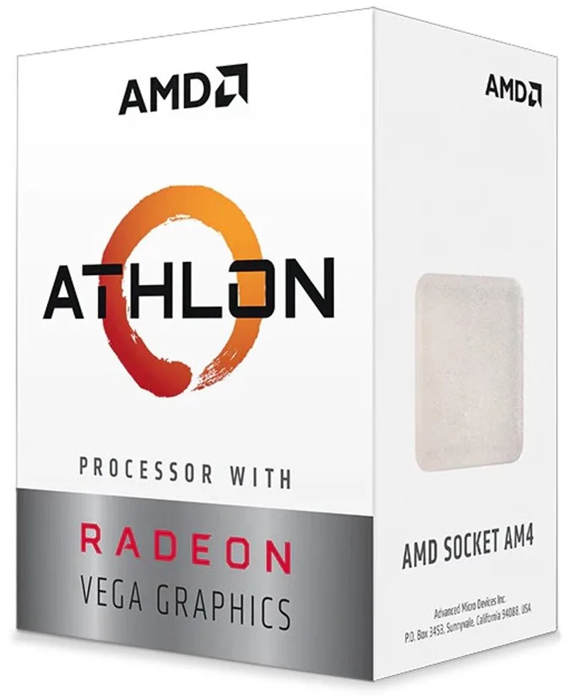 Athlon 3000G processor 3,5 GHz 4 MB L3 Doos de AMD – jaquette