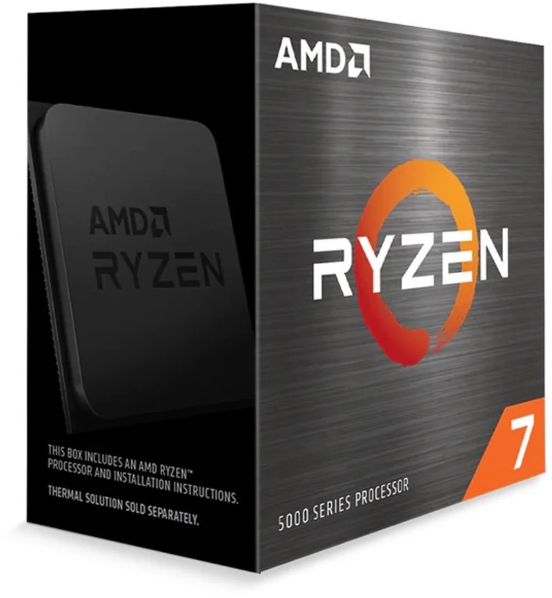 Ryzen 7 5700 Boxed - Desktop Processor - CPU - 8 Cores - 16 Threads - 3,7GHz/4,6GHz - Socket AM4 - Inclusief koeler by AMD – cover