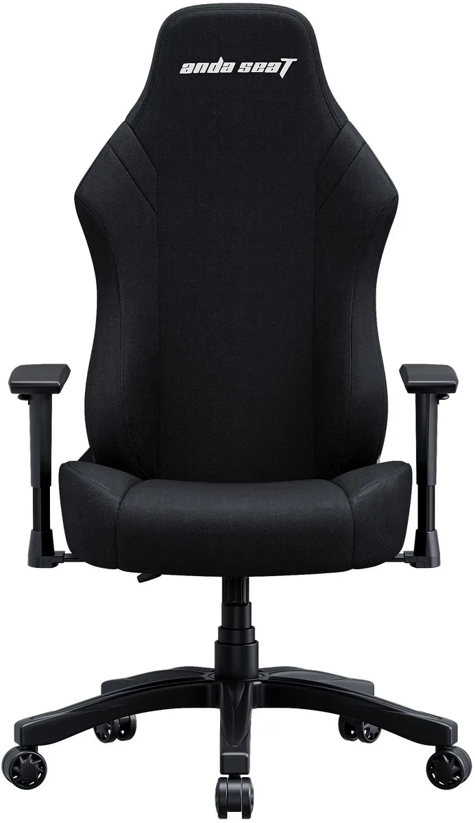 Luna Premium - Gaming Stoel - Stalen Frame - Comfort - Zwart van Andaseat, Stof Zwart – cover